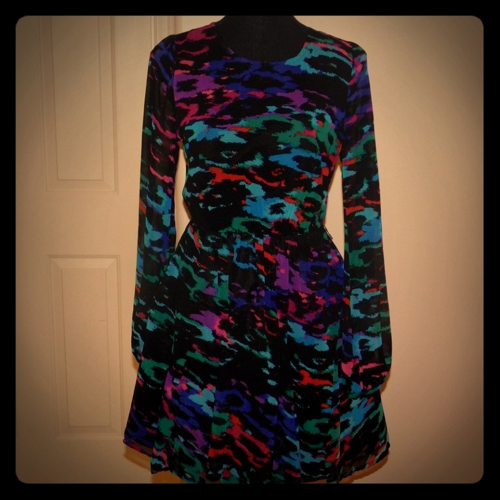 Black Printed Dress